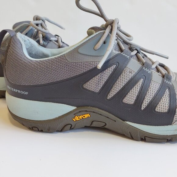 DANSKO Phylicia Waterproof Hiking Shoes Sneakers Grey Mesh EU 37 - US Size 7 - Picture 7 of 14